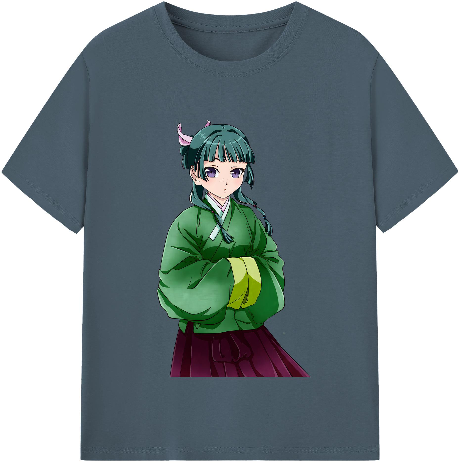 （画像用） 薬屋のひとりごと The Apothecary Diaries 綿100％半袖Tシャツ（フロントプリント）